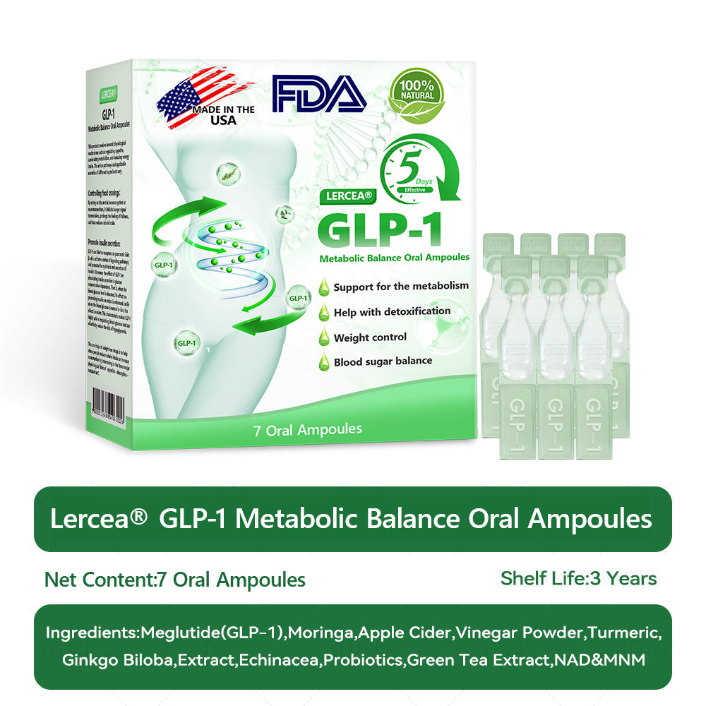 𝐋𝙀𝑹𝐂𝗘𝗔® 𝑮𝗟𝐏-𝟭 Metabolic Balance Oral Ampoules: Obesity, cardiovascular diseases, diabetes, sleep apnea syndrome, joint problems, etc🌟Extra 30% off on sale items!
