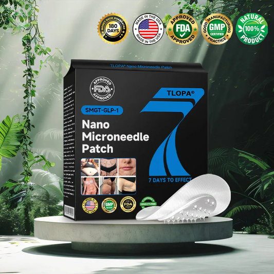TLOPA® Nano Microneedle Patch with SMGT-GLP-1 & Matrixyl 3000 – Slimming,👨‍⚕️ Skin Tightening, Blood Sugar Support, No Injection, 7-Day Result