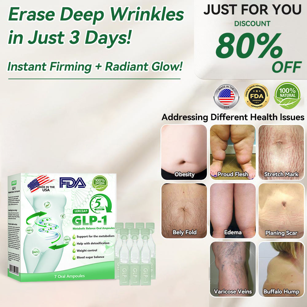 𝐋𝙀𝑹𝐂𝗘𝗔® 𝑮𝗟𝐏-𝟭 Metabolic Balance Oral Ampoules: Obesity, cardiovascular diseases, diabetes, sleep apnea syndrome, joint problems, etc🌟Extra 30% off on sale items!