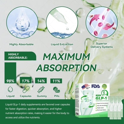 𝐋𝙀𝑹𝐂𝗘𝗔® 𝑮𝗟𝐏-𝟭 Metabolic Balance Oral Ampoules: Obesity, cardiovascular diseases, diabetes, sleep apnea syndrome, joint problems, etc🌟Extra 30% off on sale items!