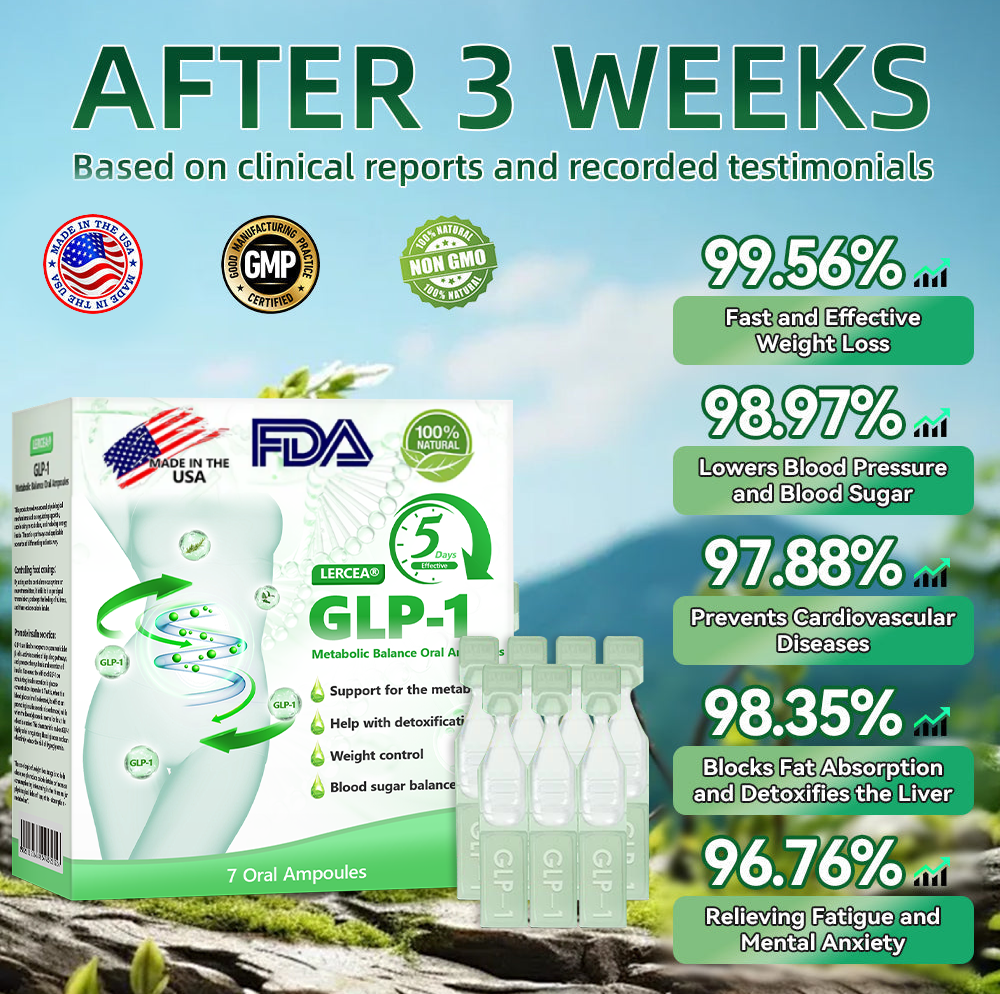 𝐋𝙀𝑹𝐂𝗘𝗔® 𝑮𝗟𝐏-𝟭 Metabolic Balance Oral Ampoules: Obesity, cardiovascular diseases, diabetes, sleep apnea syndrome, joint problems, etc🌟Extra 30% off on sale items!